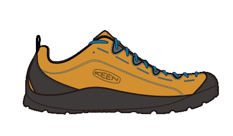 Walking Running Sticker by KEEN Japan