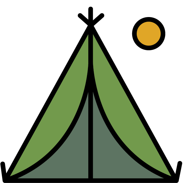 Camping Girl Scouts Sticker by Girl Scouts River Valleys
