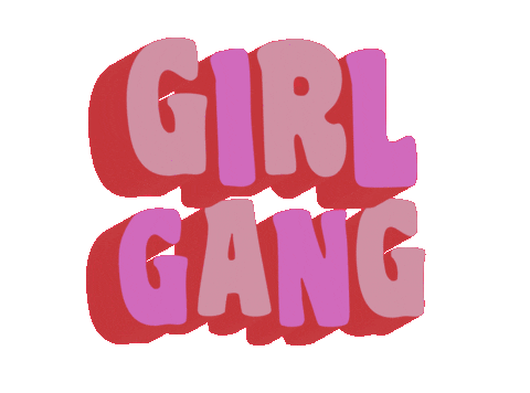Girl Pink Sticker by leanne rule