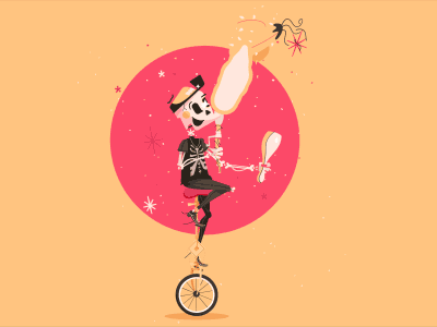 Clown Juggling GIF by Latham Arnott