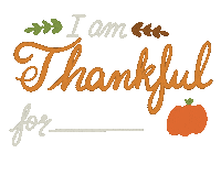 Thanks Giving Fun Sticker