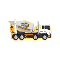 TransbetBetoniarnie cement beton budowa transbet Sticker