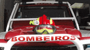 bvofrades helmet firefighter fogo fireman GIF