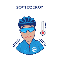 BancaMediolanum_official sport fitness winter bike Sticker