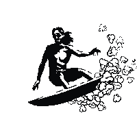 summer popcorn Sticker by John Altman