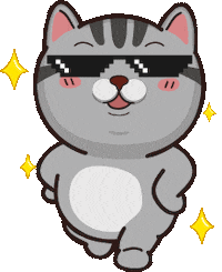 Proud Cat Sticker by VITA VITA ‧ 塔仔不正經