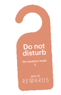 Do Not Disturb Sticker by MeliáRewards