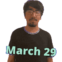 March 29 Sticker