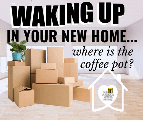 Unpacking Real Estate GIF by Old Dominion Realty