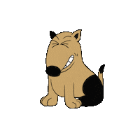 Happy Cartoon Sticker