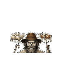 Halloween Skull Sticker