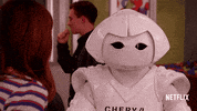 unbreakable kimmy schmidt robot GIF by NETFLIX