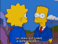 brush yourself off bart simpson GIF