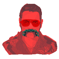 mustache Sticker by Queen of the South 