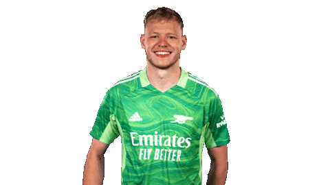Happy Aaron Ramsdale Sticker by Arsenal