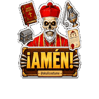 Halloween Skull Sticker