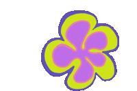 sweatsweetie flower neon groovy Sticker