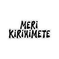 Merry Christmas Sticker