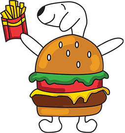 Hungry French Fries Sticker