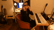 Headphones Cant Hear You GIF by Audrey Hobert
