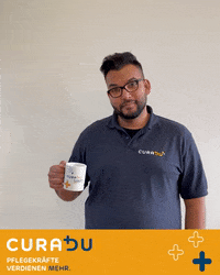Strong Coffee GIF by Curadu GmbH