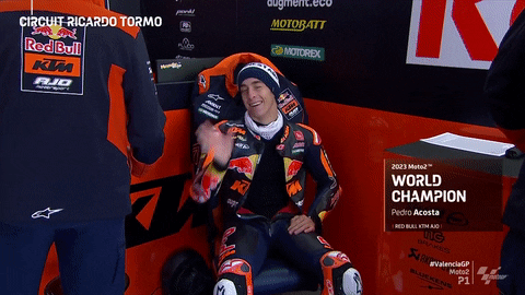 Pedro Acosta Hello GIF by MotoGP