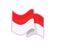 Independence Day Indonesia Sticker by Deka Wafers