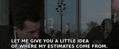 Let Me Give You A Little Ideaof Where My Estimates Come From GIF