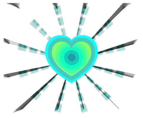 Love You Hearts Sticker