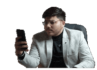 Phone Checking Sticker by Raghav Bansal