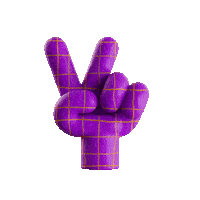 Hand Peace Sticker by Gifmk7