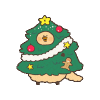 Christmas Beige Sticker