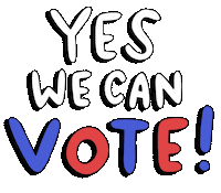 Yes We Can Usa Sticker by Sarah The Palmer