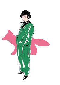 Fashion Illustration Sticker by Maison Kitsuné