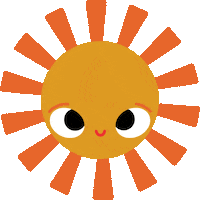 grizzazzul happy sun yellow feliz Sticker