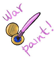 Makeup Paint Sticker