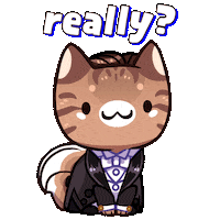 Cat Smile Sticker by Mino Games