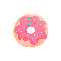 magrelissa sweet candy comida donut Sticker
