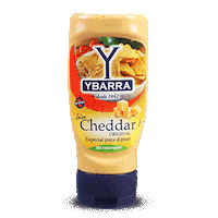 Salsa Cheddar Sticker by YbarraMarketing