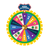 happy wheel of fortune Sticker by Grab Singapore