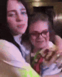 Billie Eilish Hugs GIF