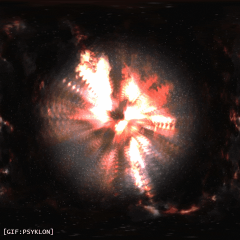 space rotate GIF by Psyklon