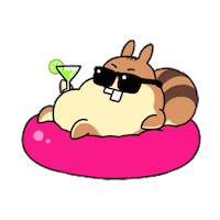 Summer Chill Sticker by jessoosketch