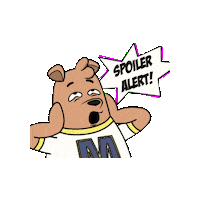 Spoiler Alert Dun Dun Dun Sticker by Meme World of Max Bear