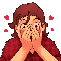 Asombrado Love Sticker