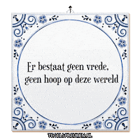 Hoop Spanning Sticker by Tegelspreuken.nl