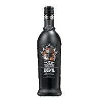 Orange Devil Sticker by TROJKA Vodka