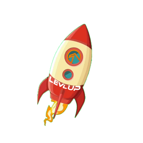 space fire Sticker by LevlUp