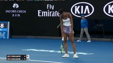 Frustrated Venus Williams GIF by Australian Open