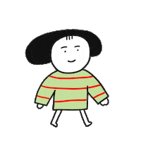 erinnam walking walk 걷기 erinnam Sticker